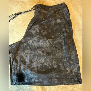 Spyder Charcoal/Black Athletic Men's Shorts